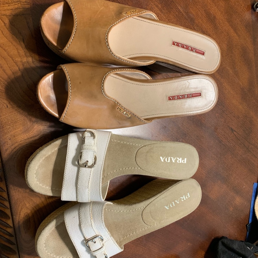 Prada Platform Sandals